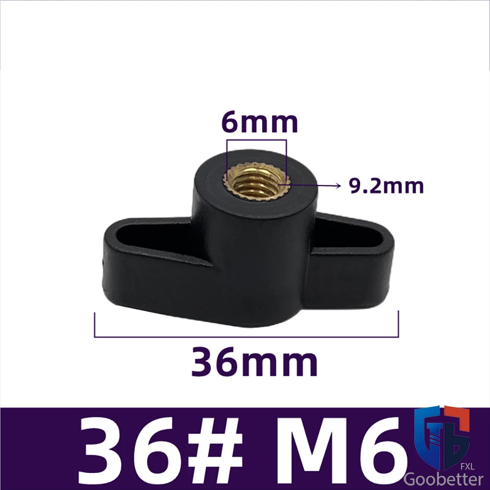 Male Wing Knob Bolt M5 M6 M8 Clamping Thumb Nut Z-handles Screws Stainless Steel