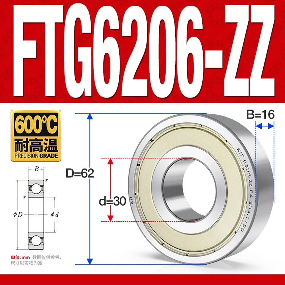 Deep Groove Ball Bearing Bearings Inner-Ø 10/12/15/17/20/25/30/35mm Various Size