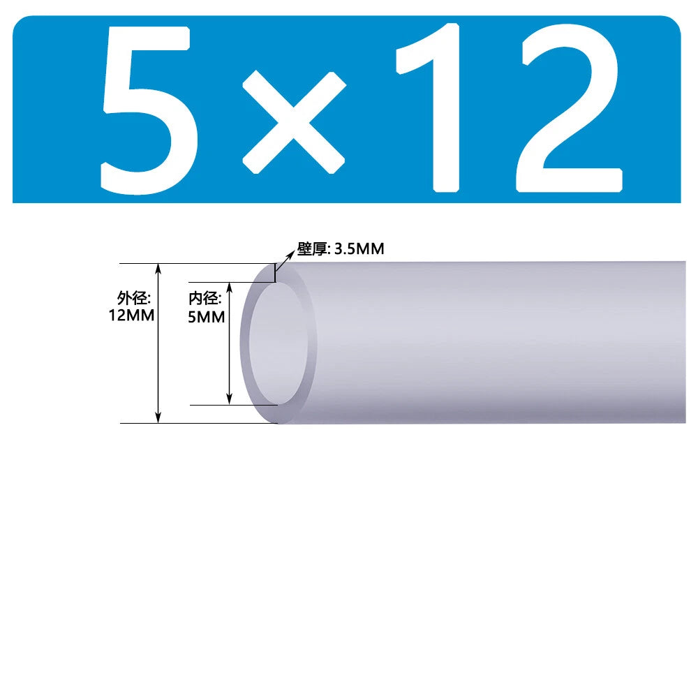 Food Grade Clear Silicone Tube Beer Milk Hose Pipe Soft Rubber ID 0.5mm - 38mm