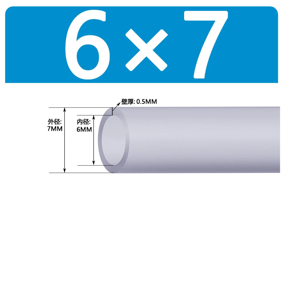 Food Grade Clear Silicone Tube Beer Milk Hose Pipe Soft Rubber ID 0.5mm - 38mm