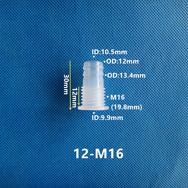 Plastic Barbed Bulkhead Fitting with Male Thread — Hose Tail Pipe Connector
