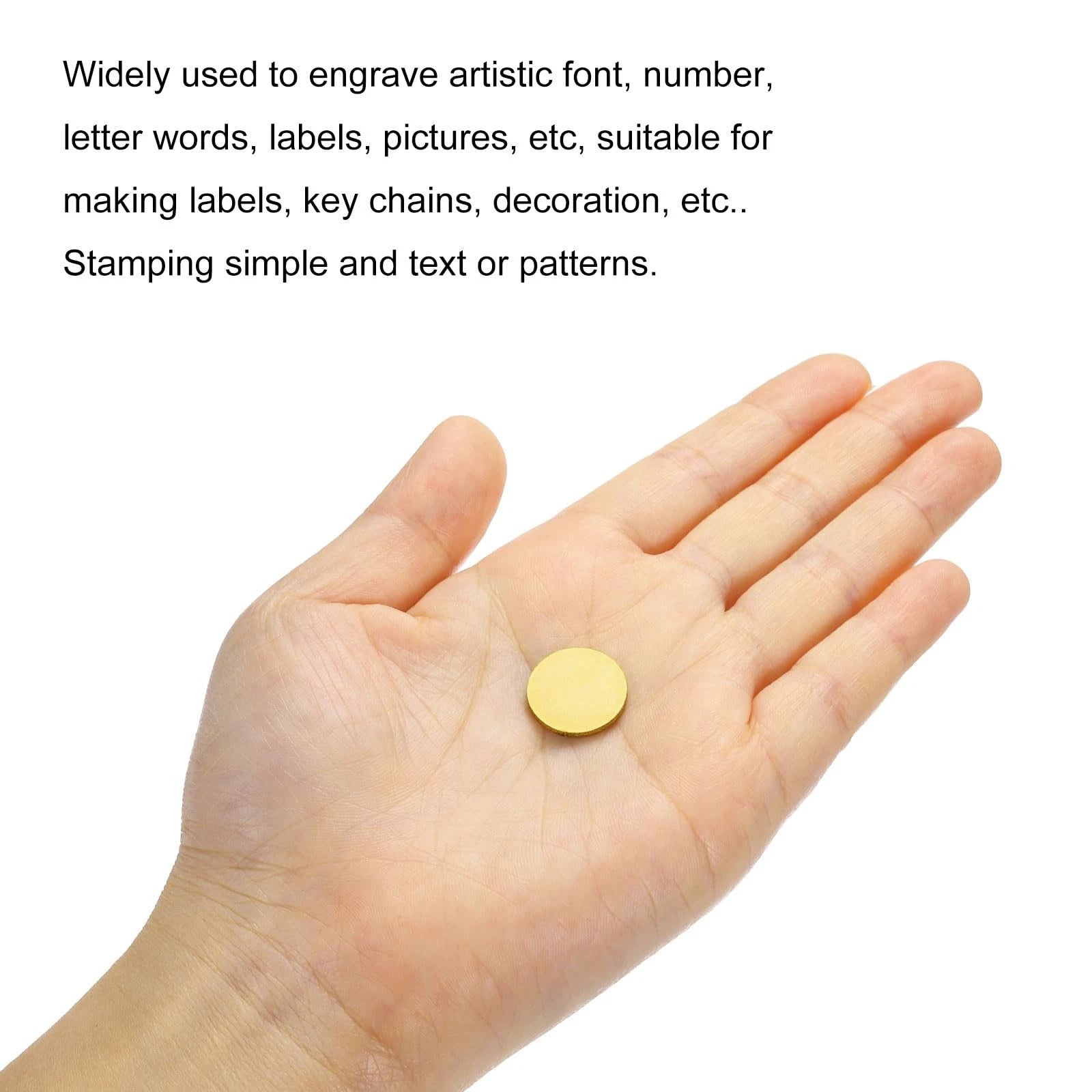H62 Solid Brass Discs Blanks Metal Round Sheets Thick 0.3mm - 5mm Dia 10-300mm