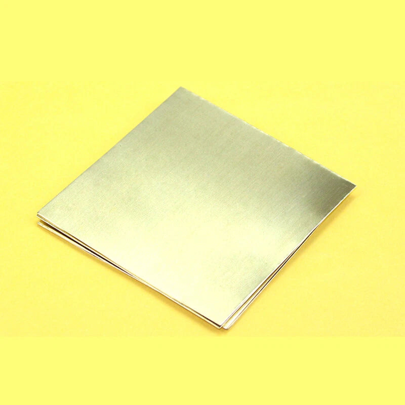 Thick 1mm 2mm 3mm 4mm 5mm H59 Brass Solid Plate Sheet L 100mm 150mm 200mm 300mm