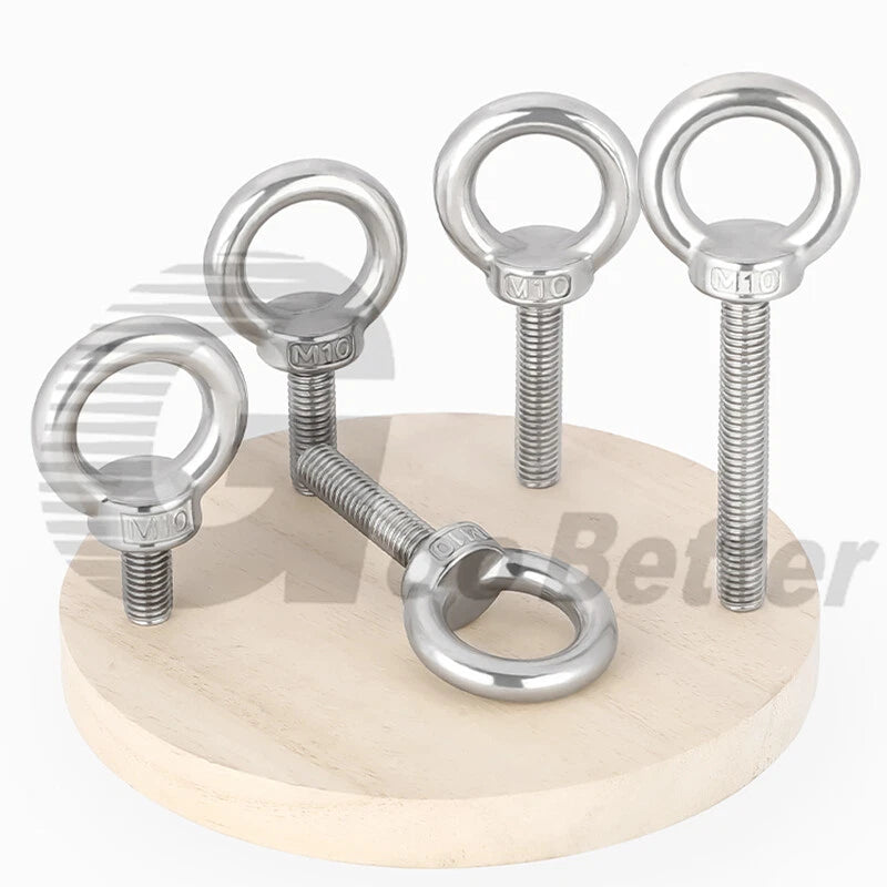 Lifting Eye Bolts A2 304 Stainless Steel M4 M5 M6 M8 M10 M12 M14 M16 M18 M20 M24
