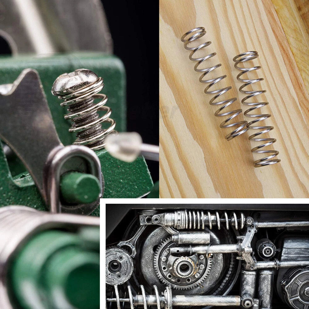 Compression Spring Wire Dia 0.2-0.4mm &OD 2-12mm & 5-305mm Length Pressure Small