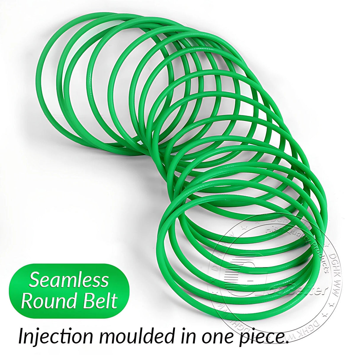 PU Solid Round Belt Polyurethane Close Loop Drive Belting Wire Dia 2-10mm O Ring