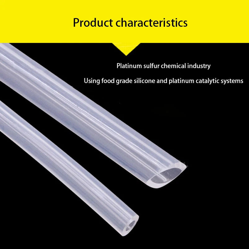 Transparent Silicone Hose | Vacuum Tube & Beer Line Soft Rubber Pipe 0.8–19mm ID