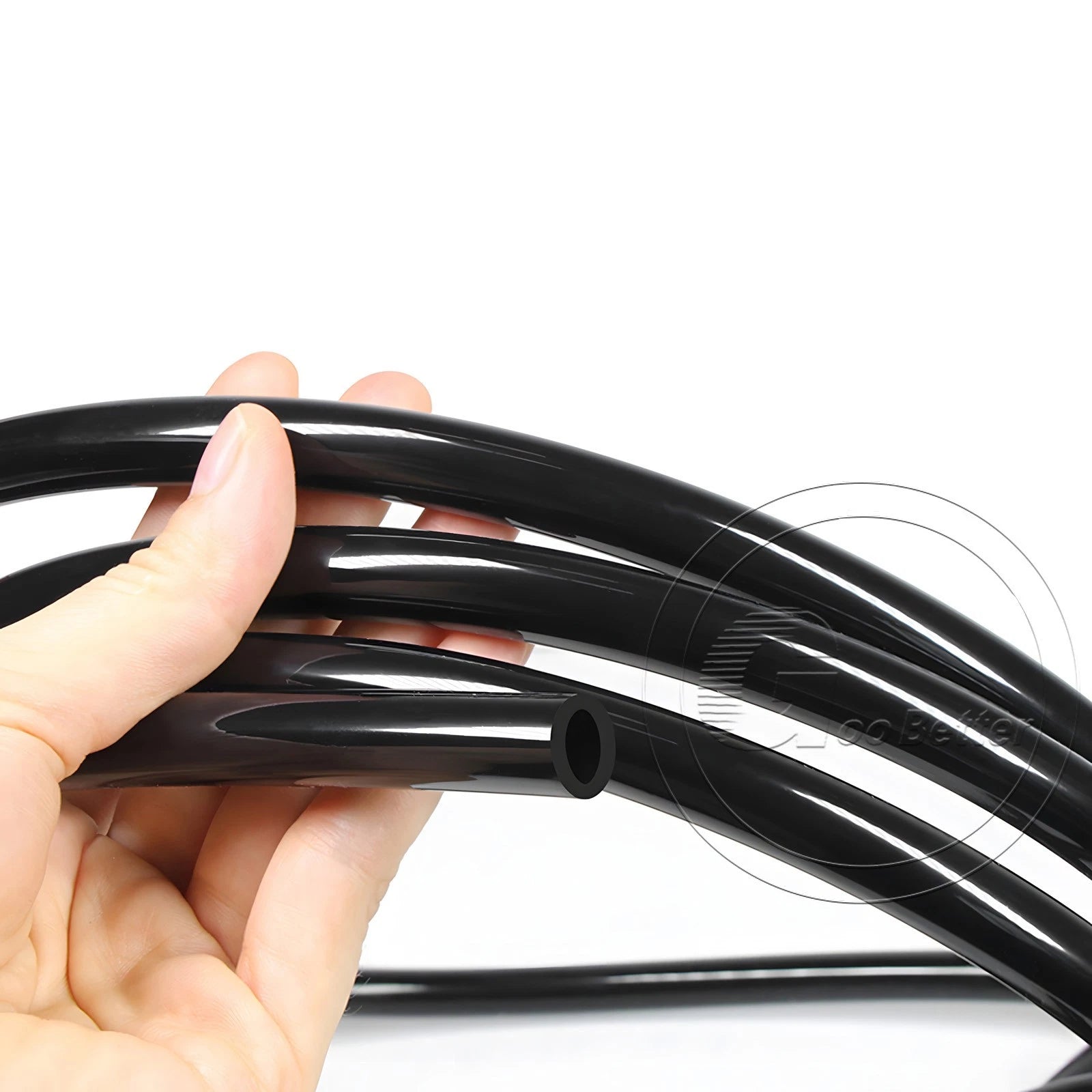Black Silicone Rubber Tube – ID 0.5–60mm × OD 1–68mm Flexible Hose Pipe