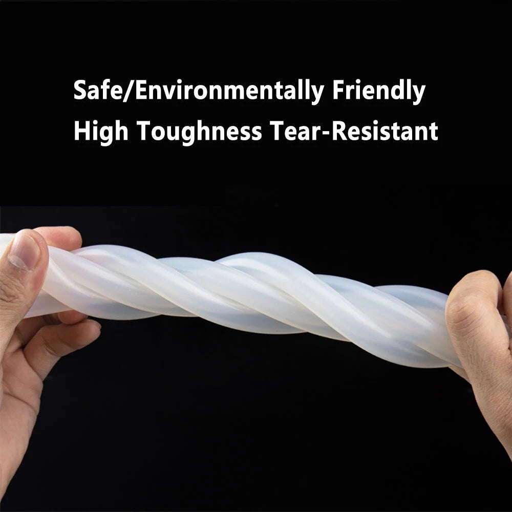 Food Grade Clear Silicone Tube — Odorless Flexible Rubber Hose for Milk, Beer & Water