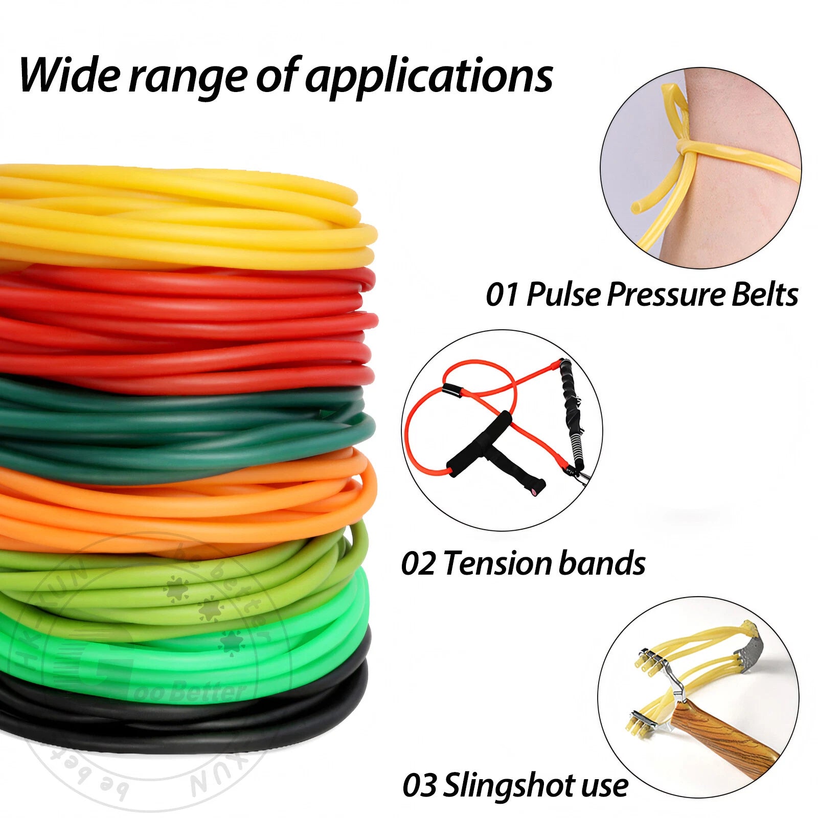 Latex Rubber Tube — Elastic Surgical Tubing for Slingshot, Fishing & DIY