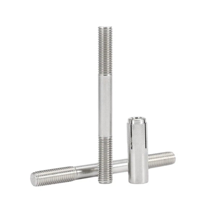 304 Stainless Steel Double - End Threaded Expansion Anchor Bolts | M6 M8 M10 M12 | 100–250mm - HomeDIYer