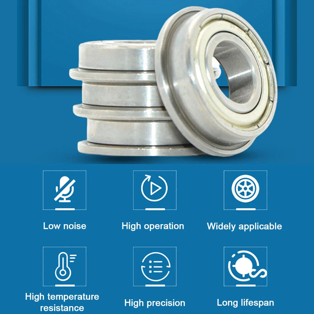 F604ZZ to F699ZZ Deep Groove Ball Bearing Flange Ball Bearings Double Shielded