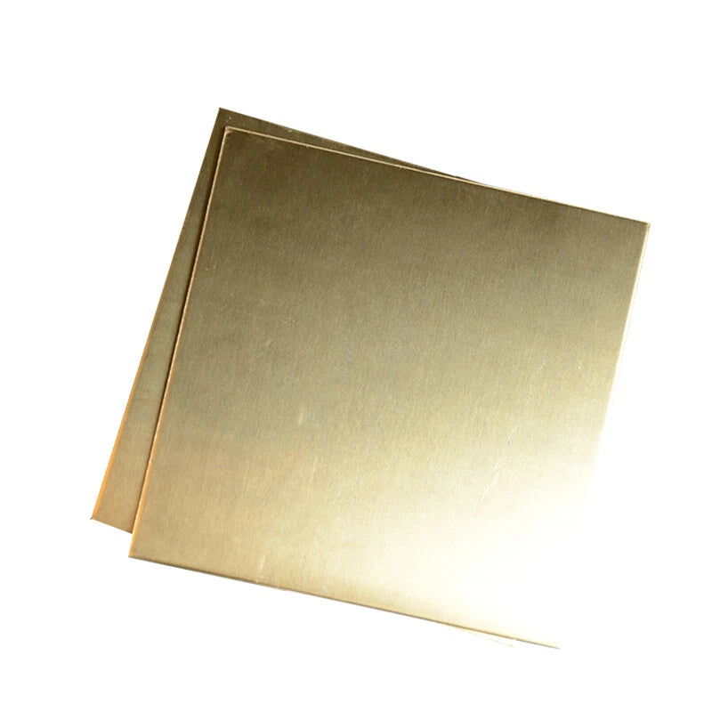 H62 Solid Brass Sheet 0.8mm 1mm 1.5mm Thickness 100/150/200mm Metal Plate