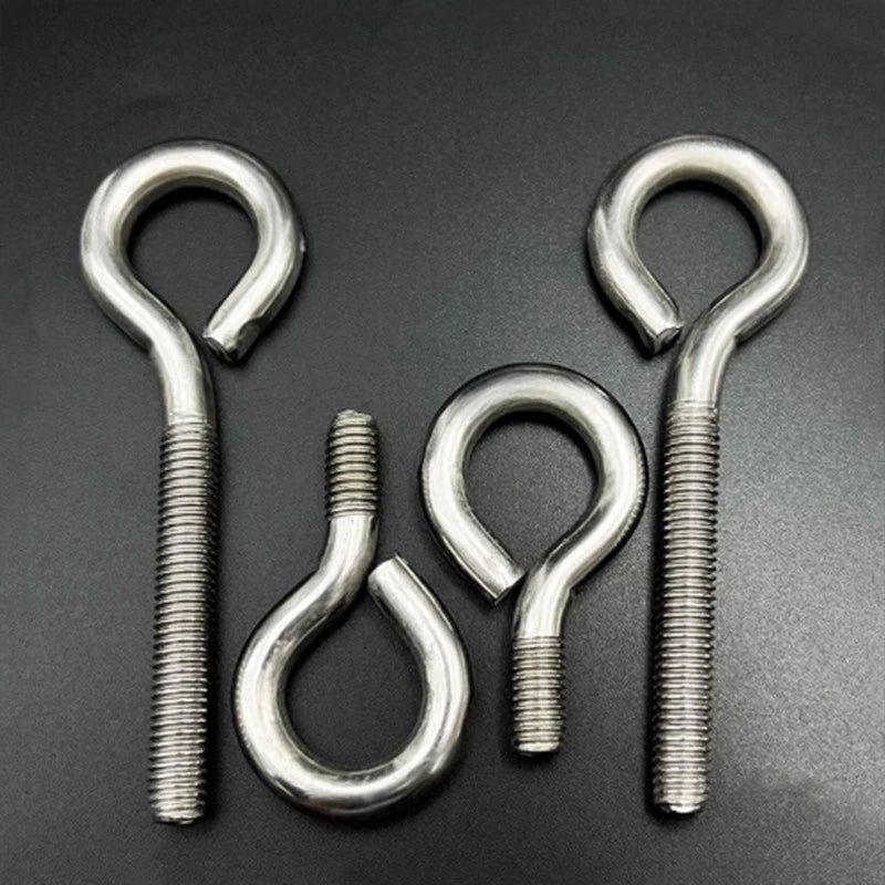 M3 M4 M5 Stainless Steel Eye Bolts Ring Screws – Metric Wire Fencing Tension Screws
