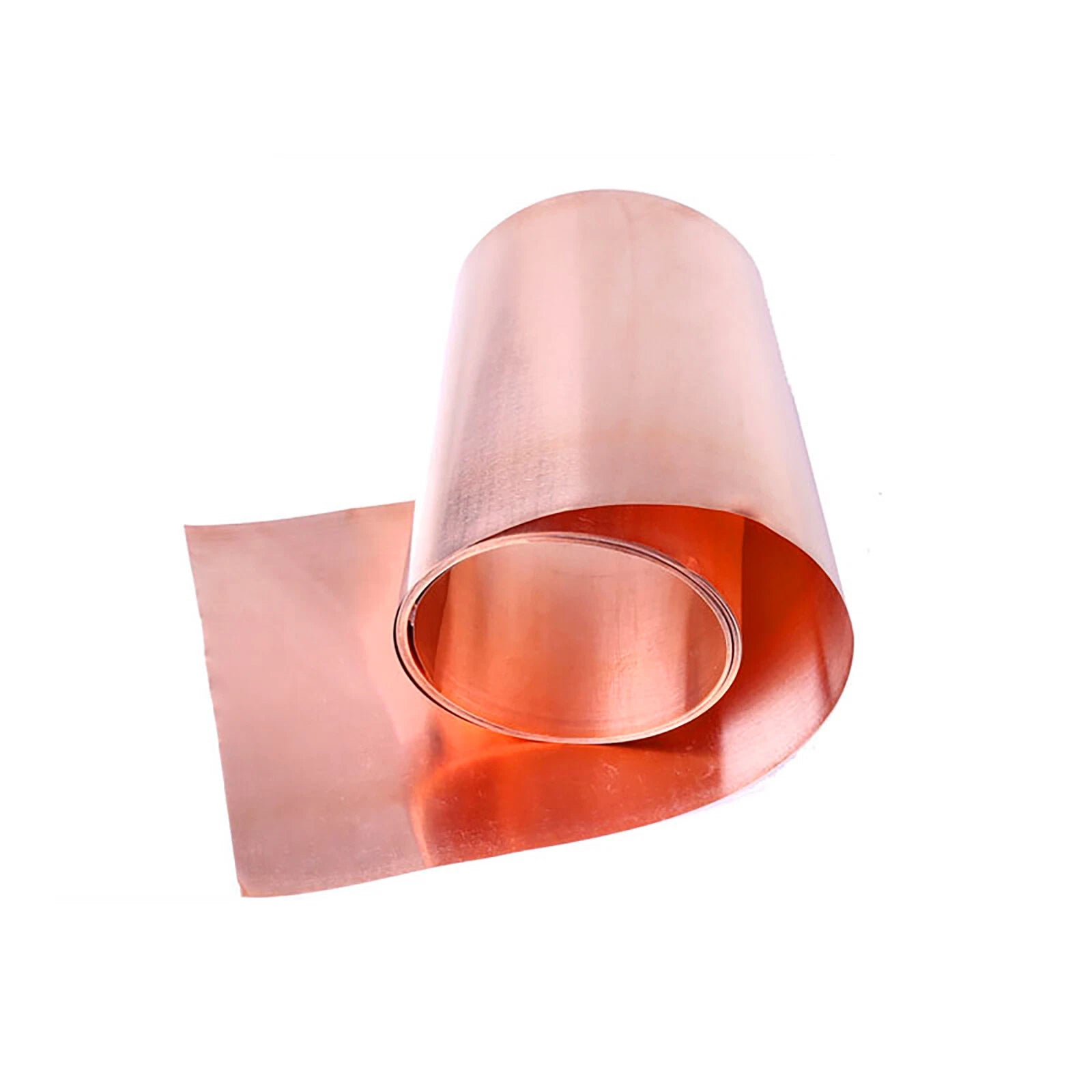 99.9% Pure Copper Sheet Roll Metal Foil Plate Strip 0.01-1mm Thick 10-300mm Wide