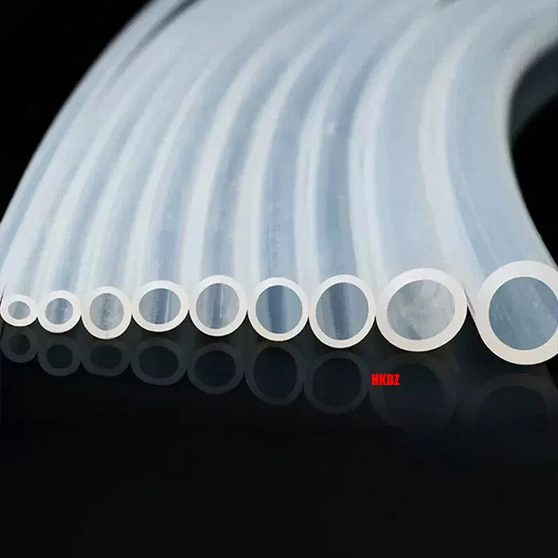 OD 4mm~44mm Food Grade Clear Silicone Rubber Soft Tube Water Milk Beer Hose Pipe