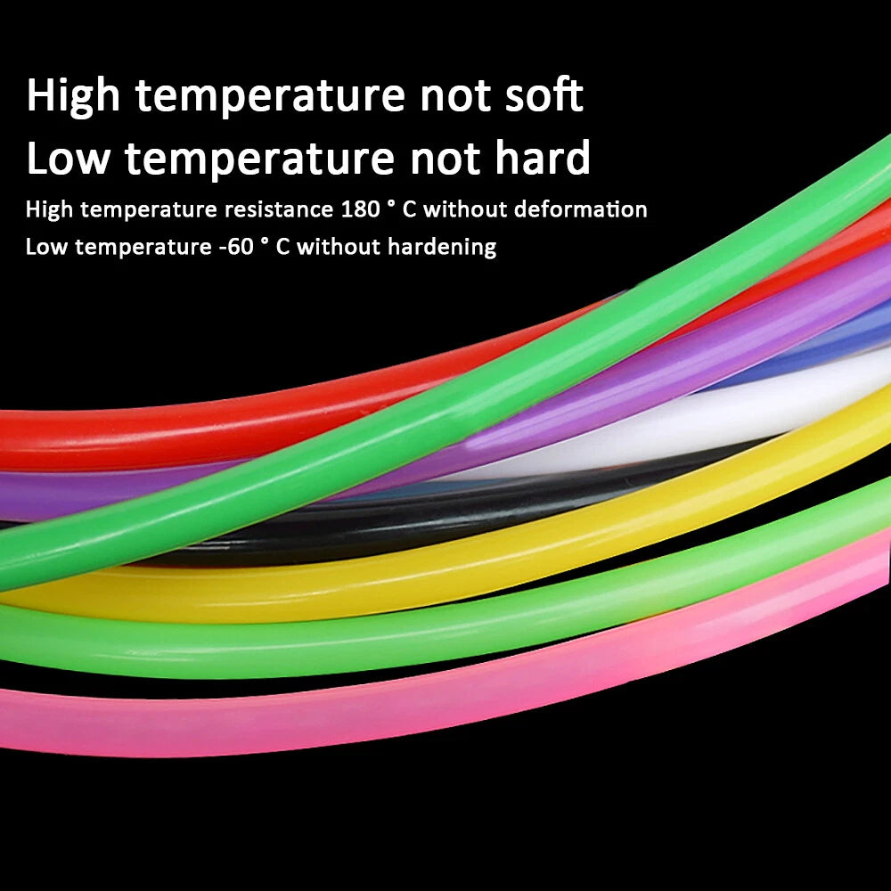 Food Grade Silicone Vacuum Hose Tube — Flexible Rubber Pipe, 0.5–60mm ID, Multiple Colors