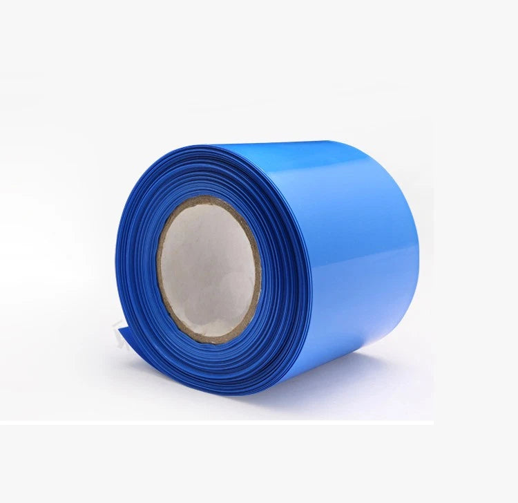 PVC Heat Shrink Tubing for RC Battery Packs & Wire Wrapping — 83mm to 625mm Flat Width, 1m Length