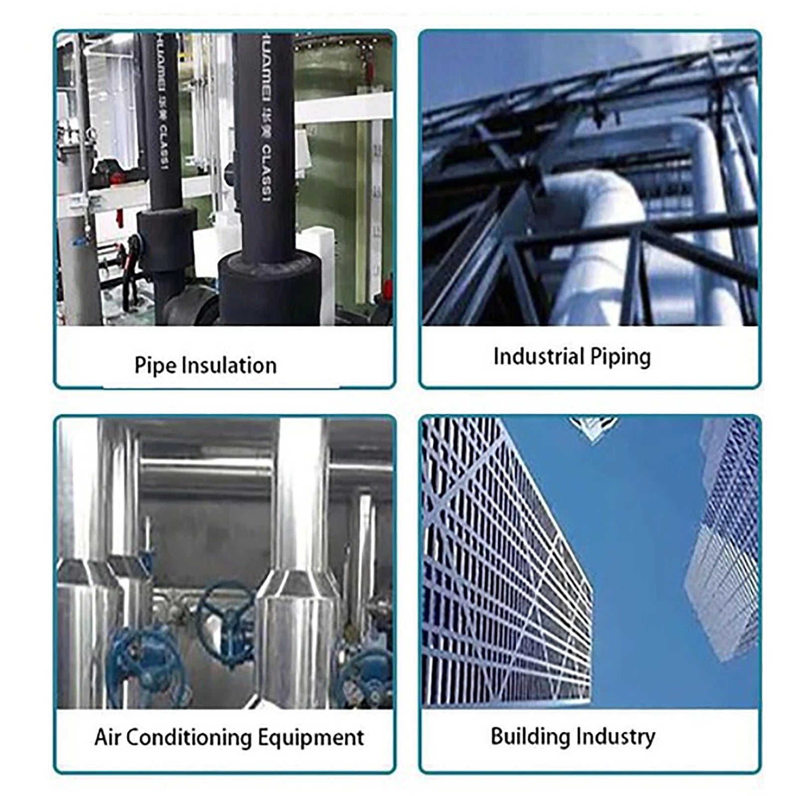 EPDM Foam Rubber Pipe Insulation Tube — 3 to 42mm ID, Lagging Wrap Roll