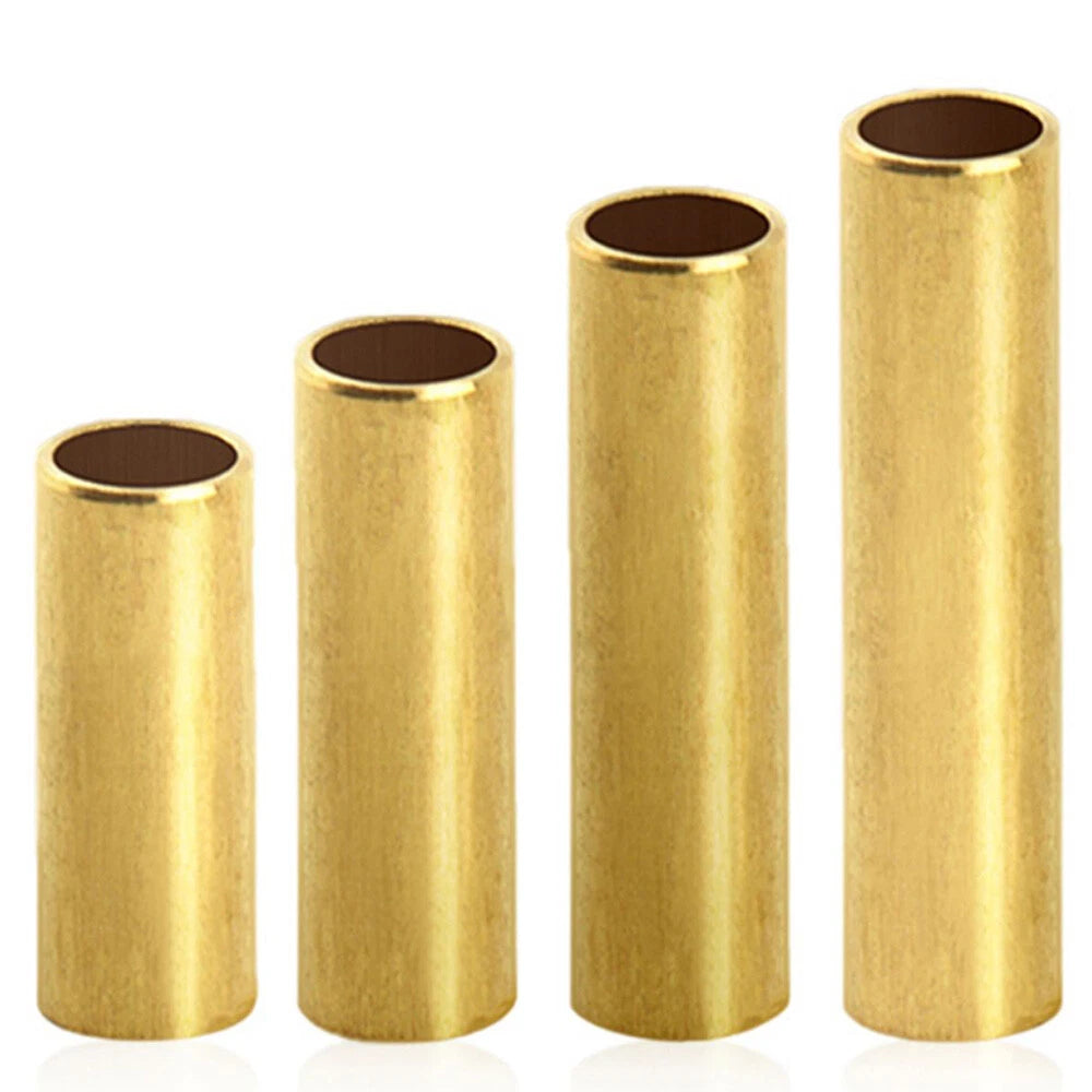 Seamless Brass Round Tube — Inner Dia 2mm to 5mm, Multiple Lengths