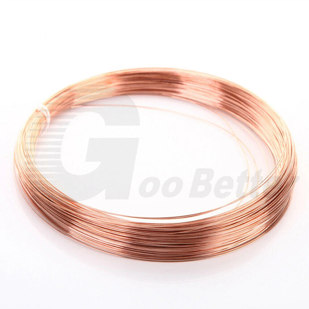 1Kg Pure Copper Wire 99.9% Round Solid Bare Uncoated Jewellery Craft Bonsai DIY