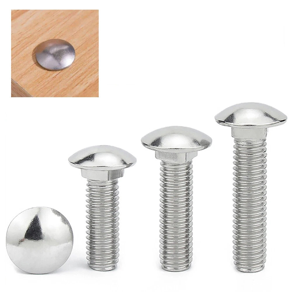 M4–M12 Carriage Bolts A2 Stainless Steel | Cup Square Neck Screws