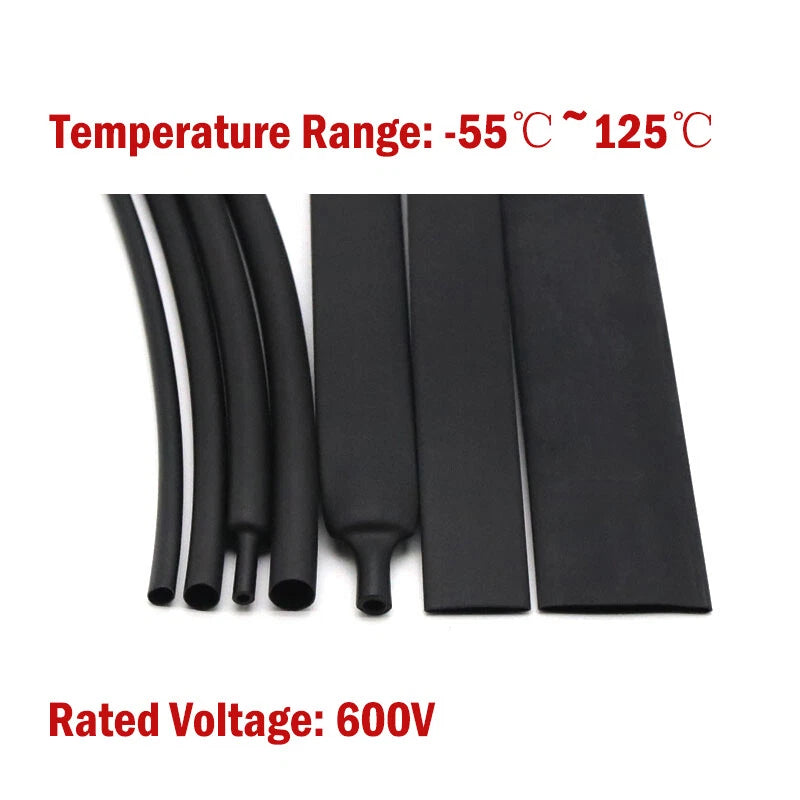 3:1 Without Glue Heat Shrink Tubing 1.5mm-50mm Dia Insulation Flame Retardant