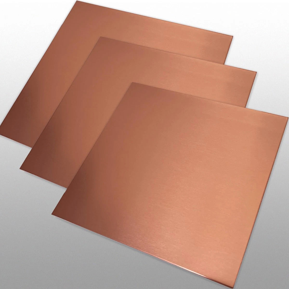 Copper Sheet Metal Guillotine Cut 0.1mm-0.8mm Thick,300mm x 300mm Copper Plate