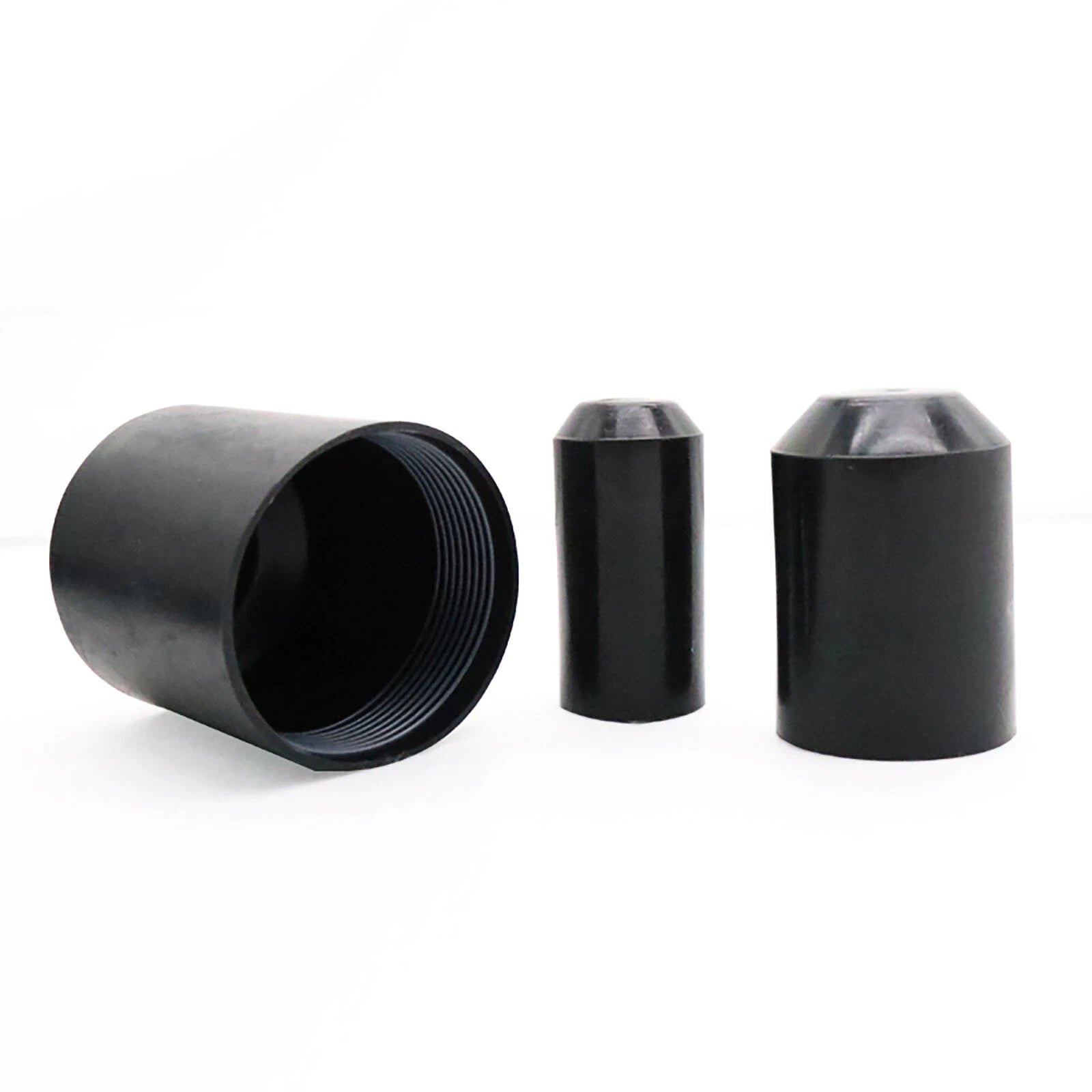 Adhesive Glue Lined Heat Shrink End Caps — 8mm to 85mm, Black / Red / Green