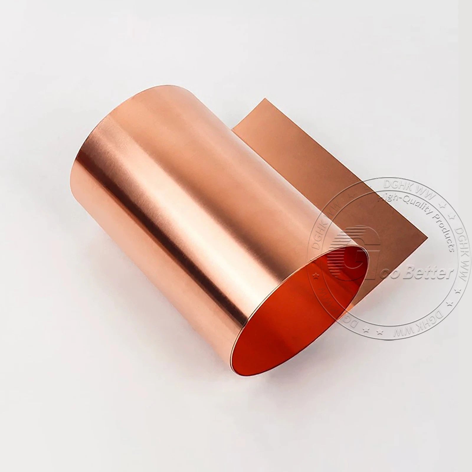 Copper Sheet Strip 0.2mm-2mm Widths Flexible Pure Copper C101 5mm-100mm Width
