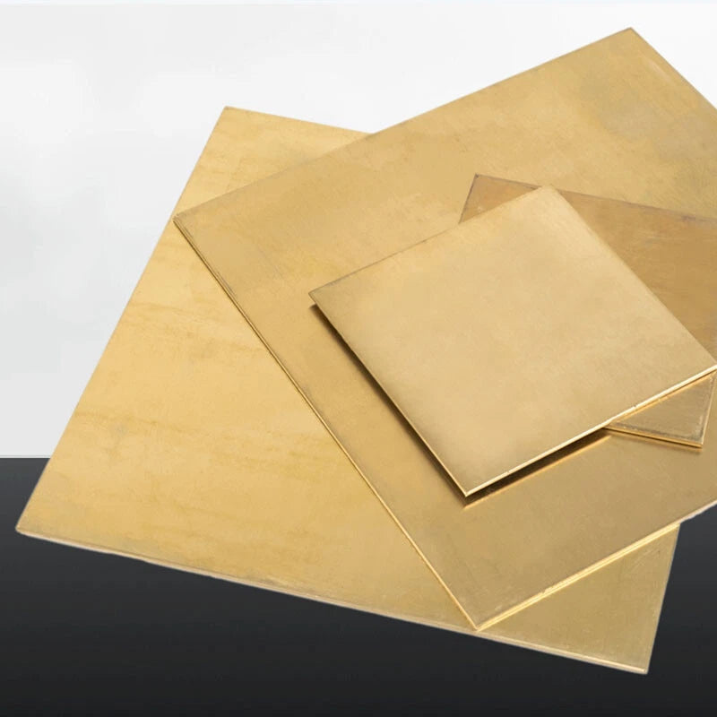 Brass Plate Sheet Thick 0.3/0.5/0.8/1/1.5mm-8mm Brass Metal Thin Sheet Plate