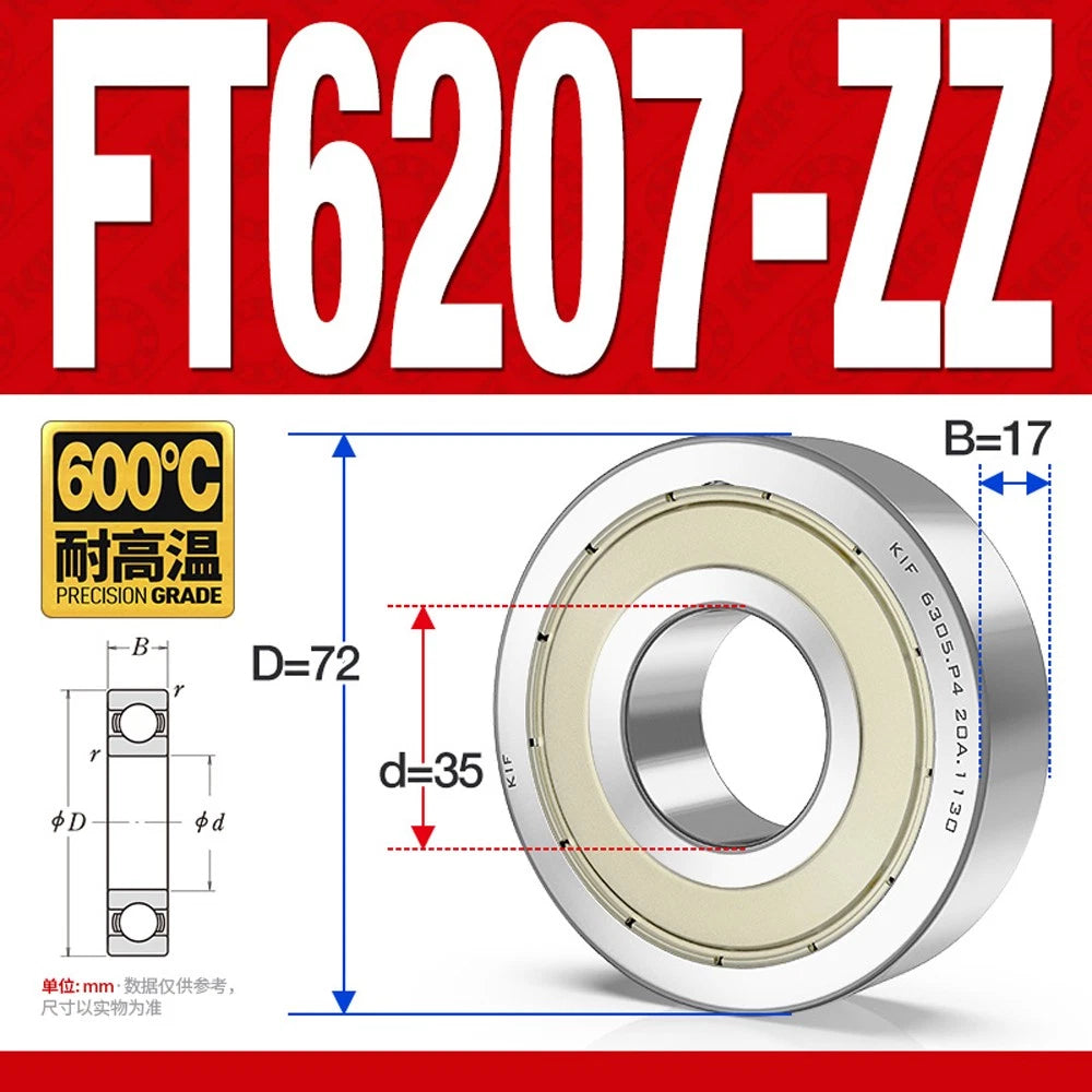 Deep Groove Ball Bearing Bearings Inner-Ø 10/12/15/17/20/25/30/35mm Various Size