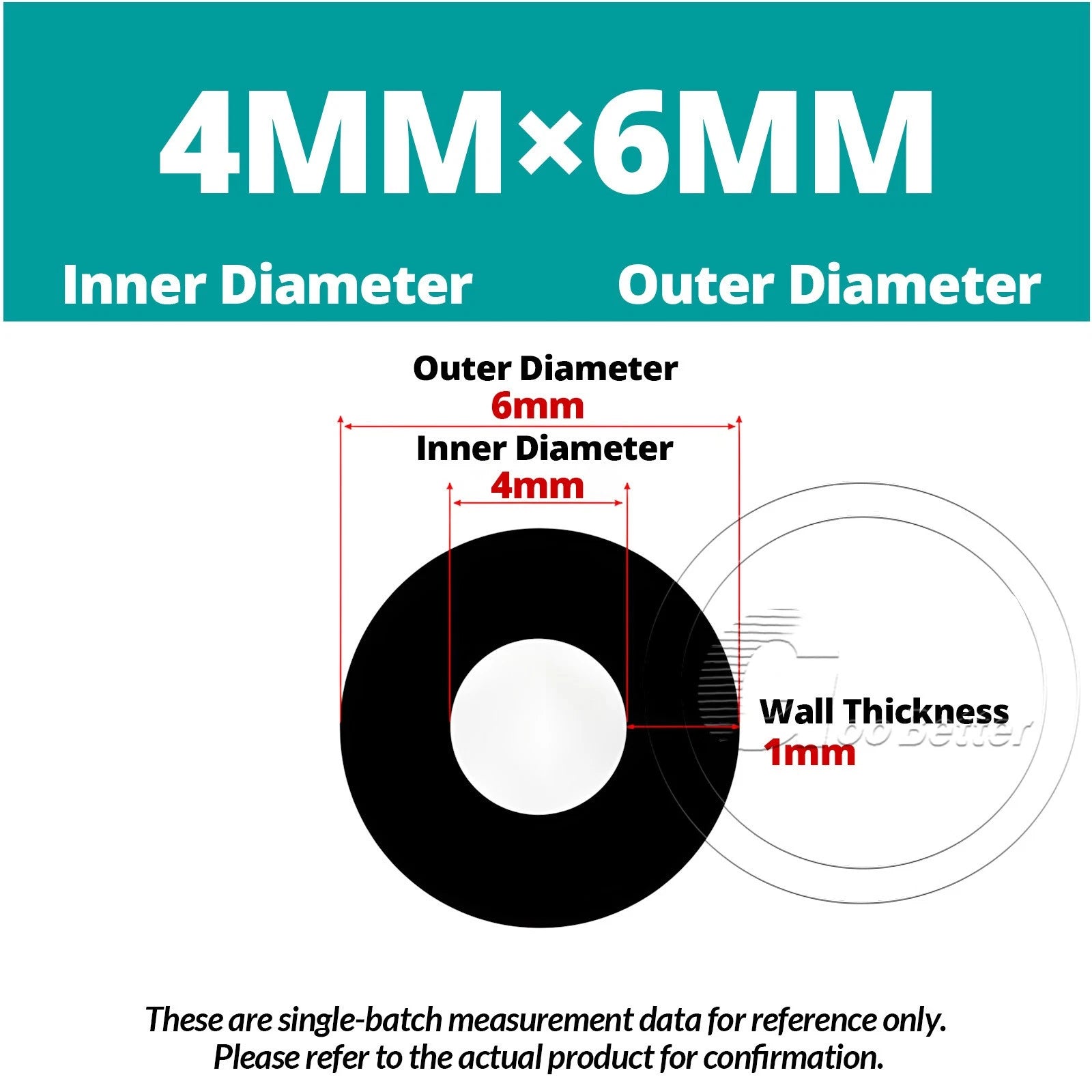 Black Silicone Rubber Tube – ID 0.5–60mm × OD 1–68mm Flexible Hose Pipe
