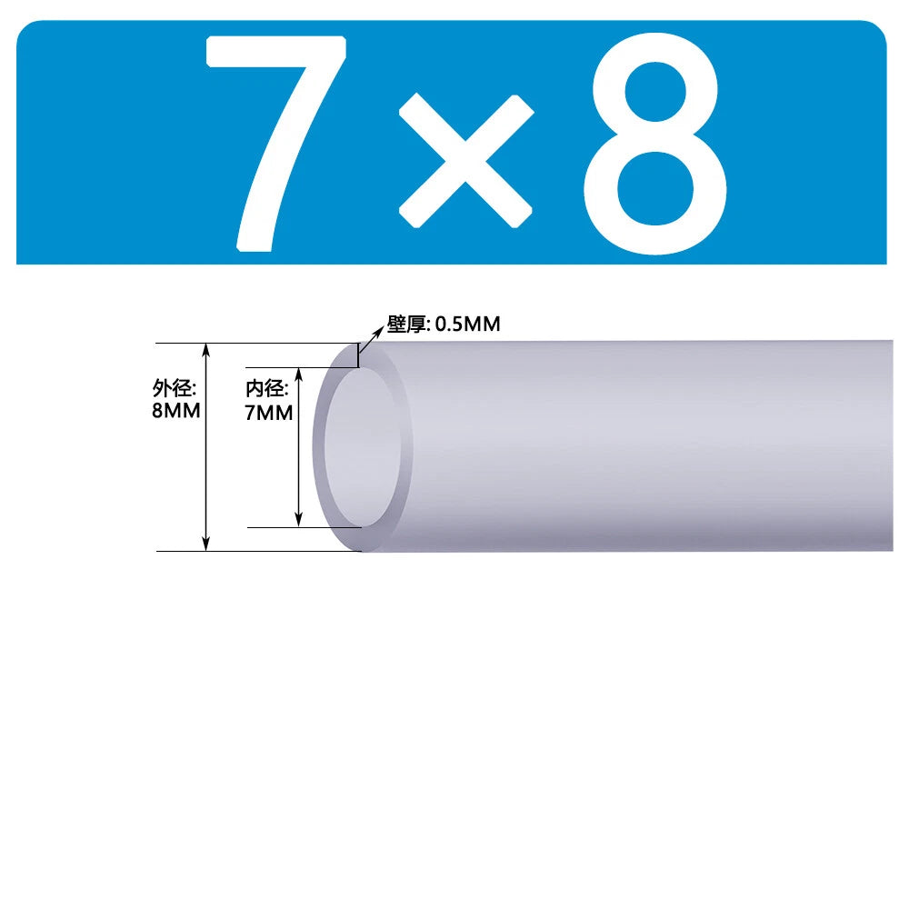 Food Grade Clear Silicone Tube Beer Milk Hose Pipe Soft Rubber ID 0.5mm - 38mm