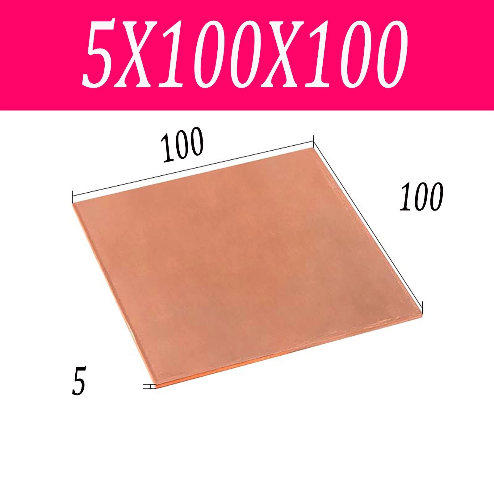 Copper Sheet T2 99.9% Pure Cu Metal Sheet Flat Stock Plate Thick 0.5mm-10mm