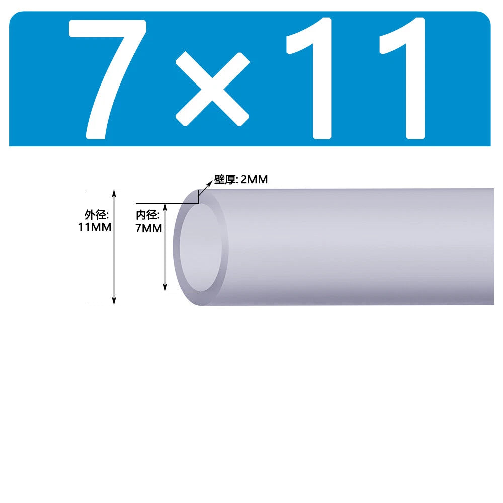 Food Grade Clear Silicone Tube Beer Milk Hose Pipe Soft Rubber ID 0.5mm - 38mm