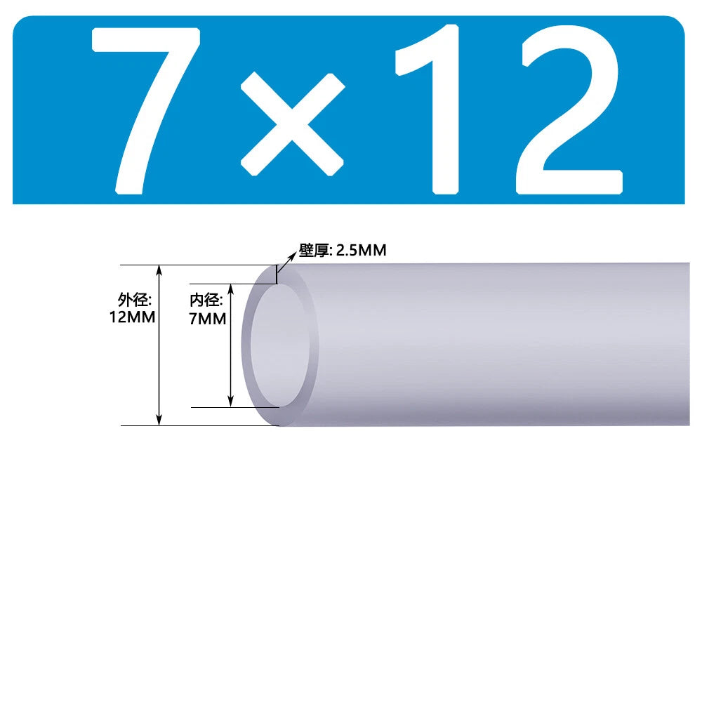 Food Grade Clear Silicone Tube Beer Milk Hose Pipe Soft Rubber ID 0.5mm - 38mm