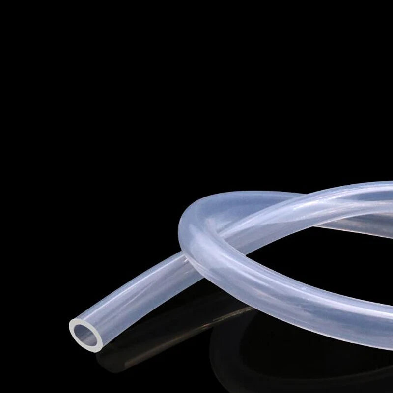 Food Grade Silicone Tubing — Transparent Rubber Hose ID 0.5–60mm for Brewing, Milk & Fluid Transfer