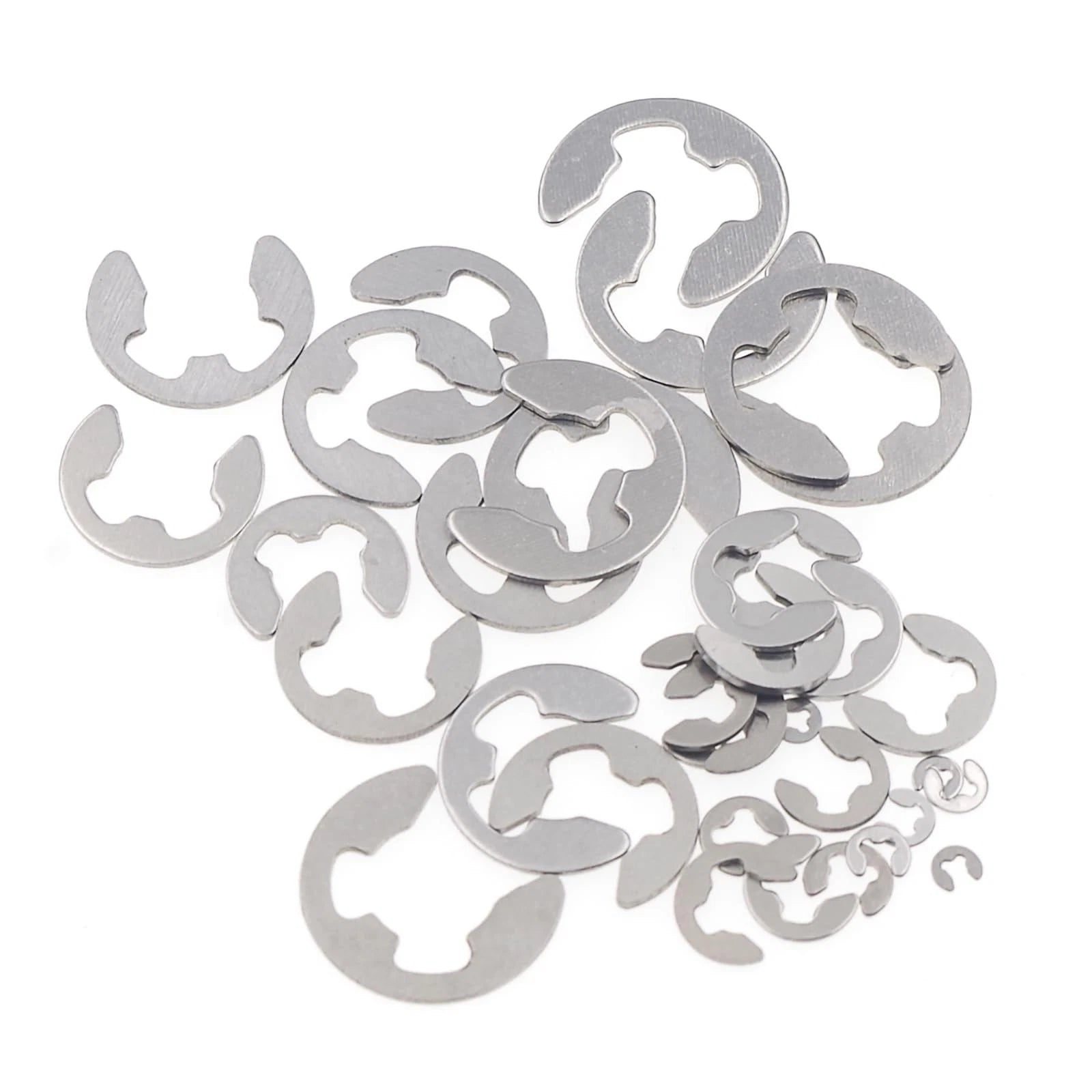 1490-Pcs E-Clip Circlip External Retaining Ring Assortment Set - 1.2mm to 22mm