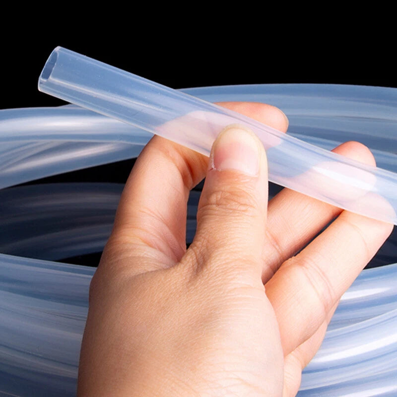 Food Grade Clear Silicone Tube Beer Milk Hose Pipe Soft Rubber ID 0.5mm - 38mm