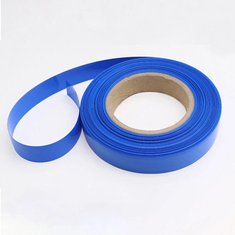 17mm PVC Heat Shrink Tubing for Battery Packs — 10 Colors, 1–200M Rolls - HomeDIYer