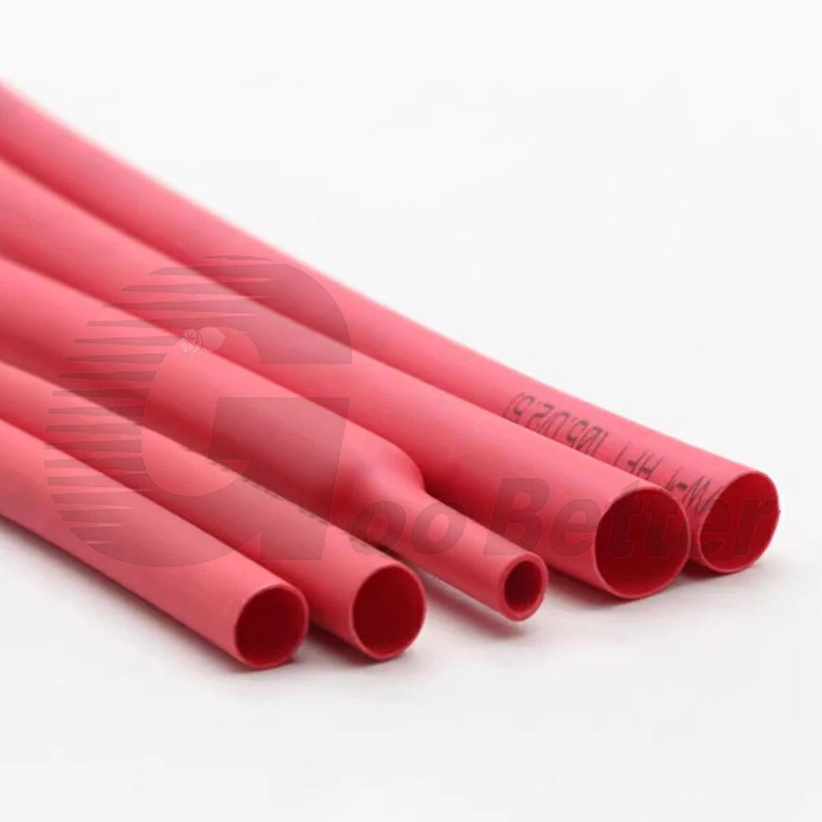 Red Heat Shrink Tubing — 2:1, 3:1 & 4:1 Ratios | Φ0.6mm–80mm | Adhesive & Non-Adhesive