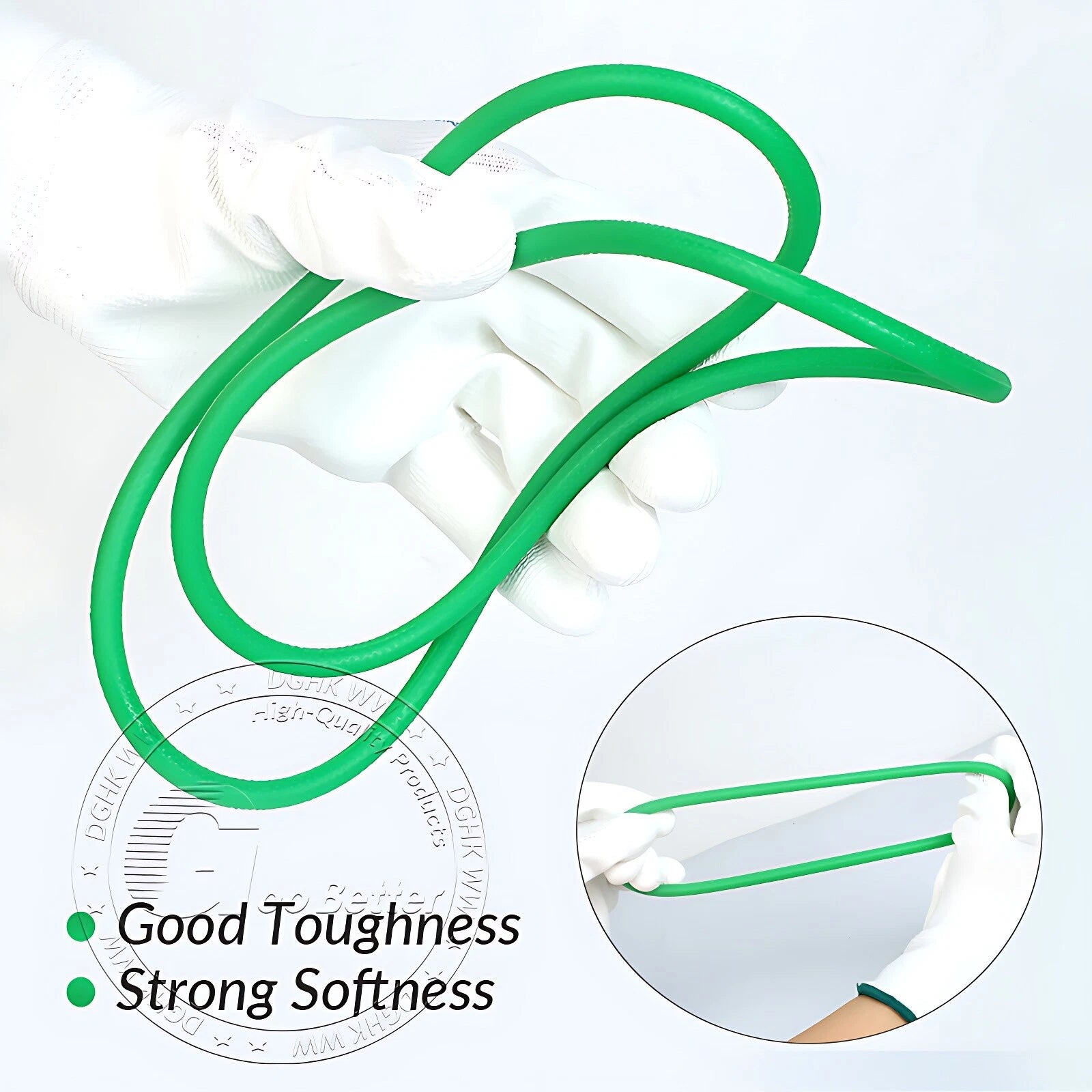 PU Solid Round Belt Polyurethane Close Loop Drive Belting Wire Dia 2-10mm O Ring