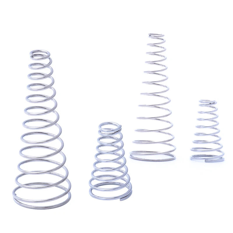 0.8mm Wire Diameter 304 Stainless Steel Conical Cone Compression Spring Springs