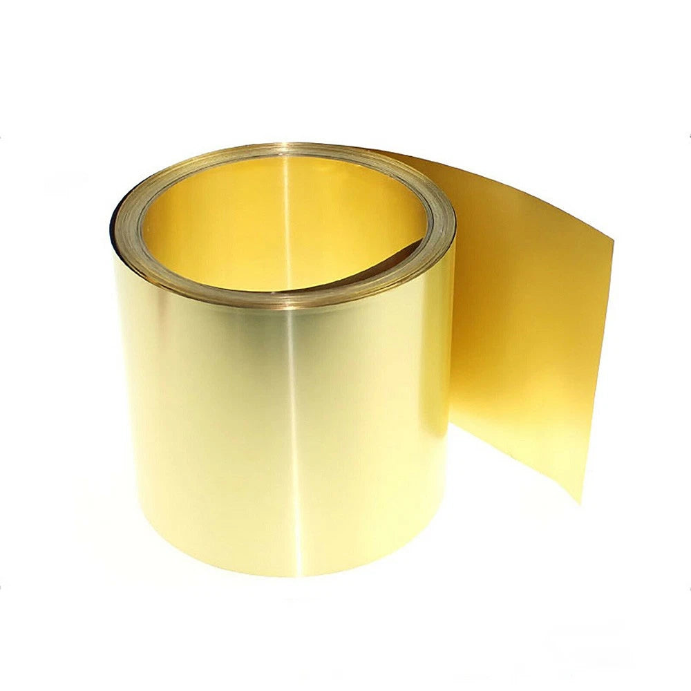 Ultra-Thin Brass Sheet Roll Foil Strip Band 0.02-1mm Thick 100/200/300mm Width