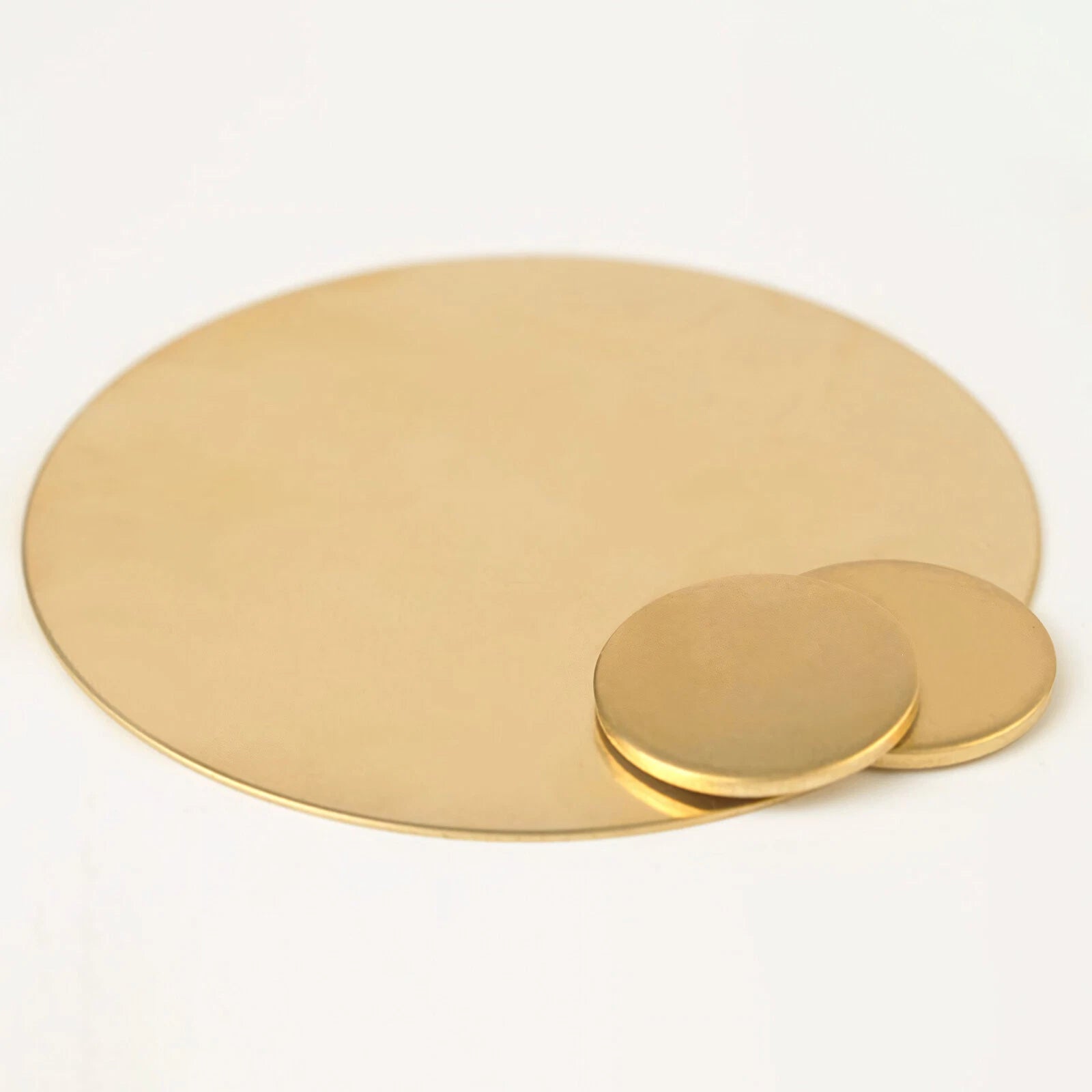 Solid Round Brass Sheet Pure Plate Blanks Metal Discs Dia 10-200mm Thick 0.5-1mm