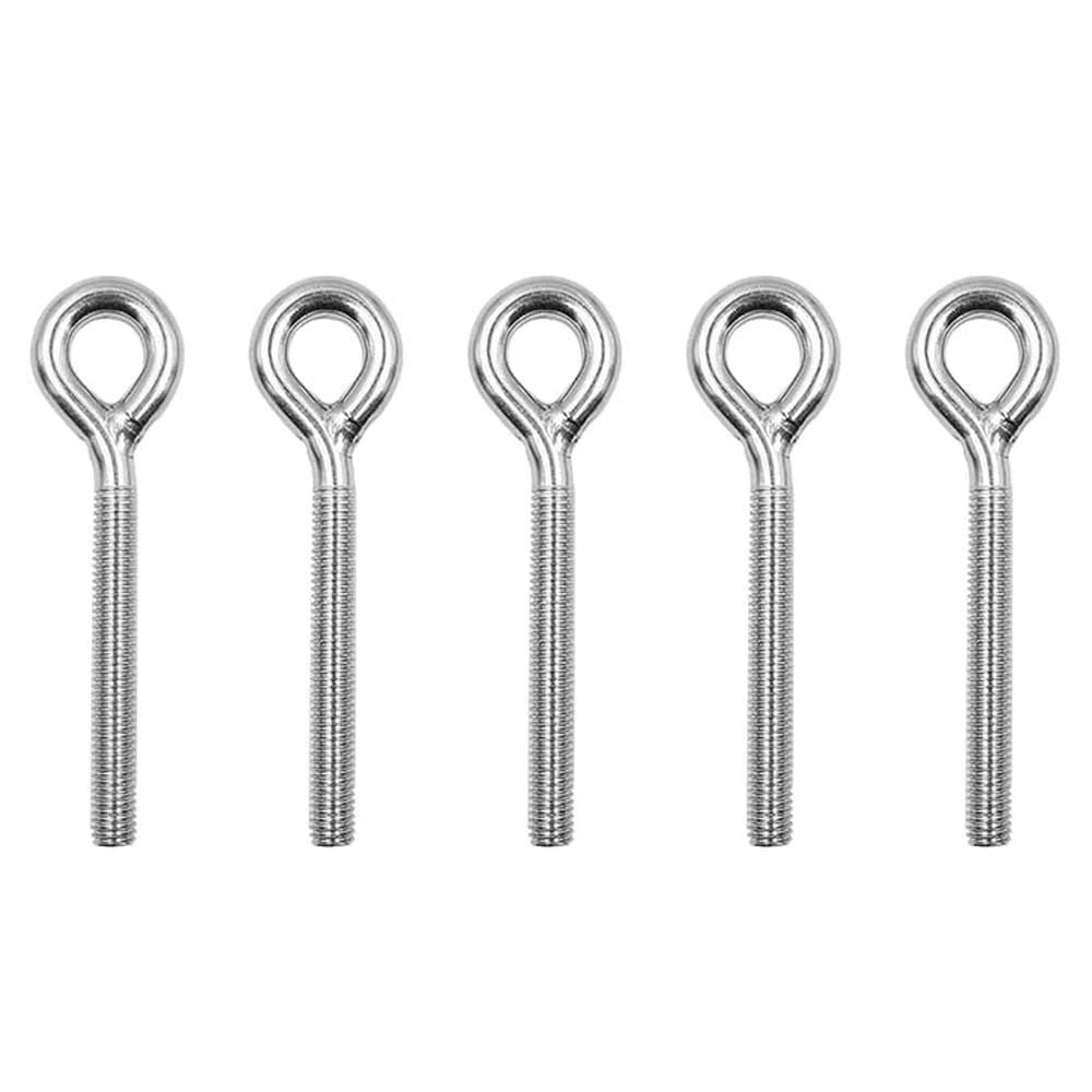 Stainless Steel Eye Bolts M4–M24 | A2 Forged Metric Lifting Ring Screws