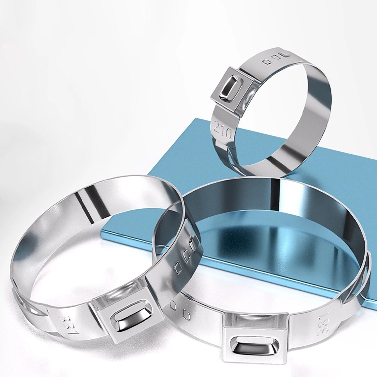 All sizes Single Ear Plus O Clips 316 Stainless Steel Air Water Pipe Hose Clamps - HomeDIYer