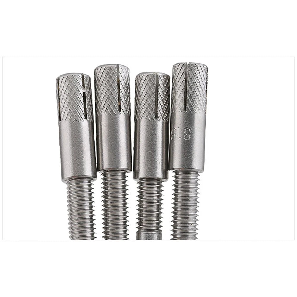 Stainless Steel A4 Expansion Bolts Threaded Stud Rod M6–M12 Extra Long - HomeDIYer