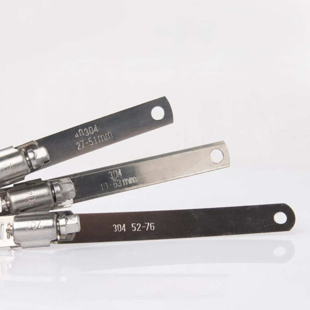 304/316 Stainless Steel Band Clamp 21-127mm for Magnetic Level Indicator & Pipes